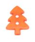 Preview: Kids button as a Christmas tree in orange 17 mm 0,67 inch